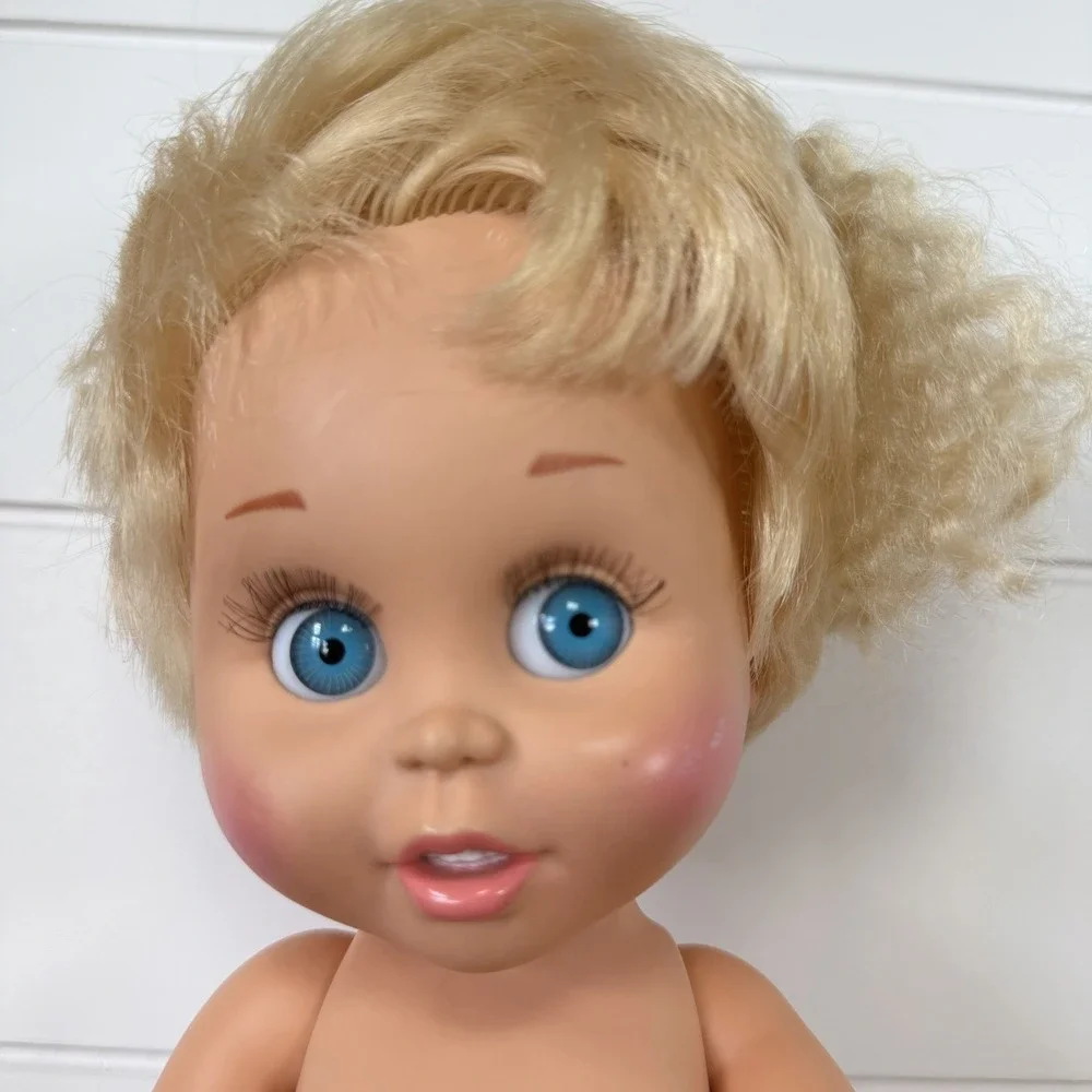 Galoob‎ Baby Face Doll #7 So Innocent Cynthia LGTI 1990 VTG Posable *Wear*